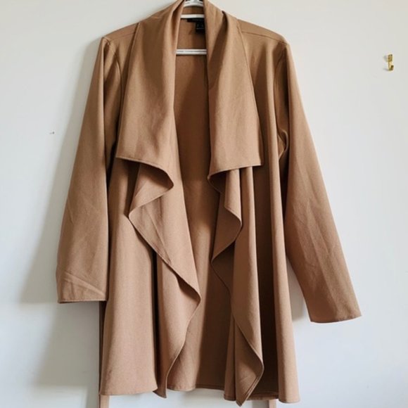 Revamped Tan Waterfall Jacket Sz. XL